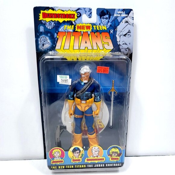 DC Direct The New Teen Titans Unmasked Deathstroke Action Figure New - Picture 1 of 4